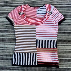 Cowl neck  scoop sweater